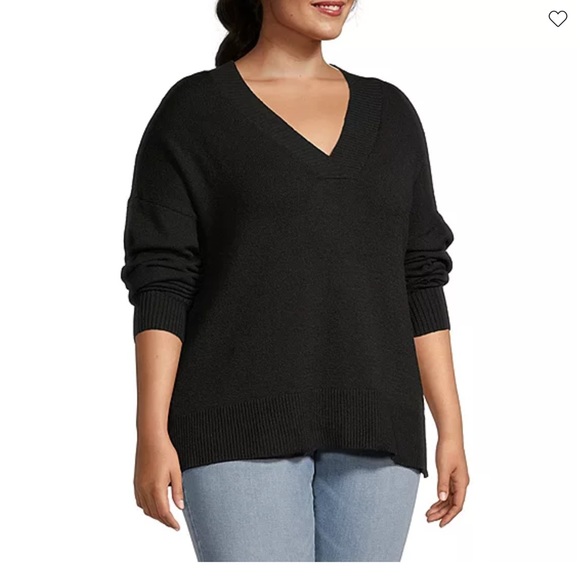 ❌SOLD❌a.n.a Womens V Neck Long Sleeve Pullover Sweater - Picture 2 of 6